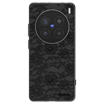 Picasee fekete szilikon tok az alábbi mobiltelefonokra Vivo X200 Pro - Dark Elegance