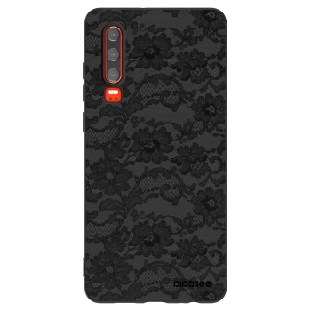 Picasee fekete szilikon tok az alábbi mobiltelefonokra Huawei P30 - Dark Elegance