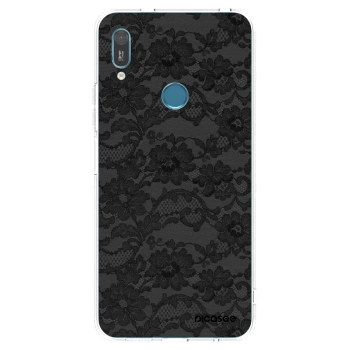 Picasee átlátszó szilikon tok az alábbi mobiltelefonokra Huawei Y6 2019 - Dark Elegance