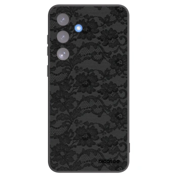 Picasee fekete szilikon tok az alábbi mobiltelefonokra Samsung Galaxy S25 FE 5G - Dark Elegance