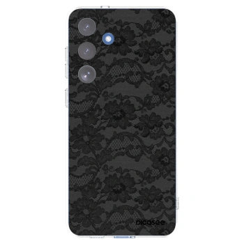 Picasee átlátszó szilikon tok az alábbi mobiltelefonokra Samsung Galaxy S25 FE 5G - Dark Elegance