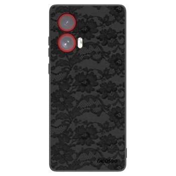 Picasee fekete szilikon tok az alábbi mobiltelefonokra Motorola Edge 50 Fusion - Dark Elegance
