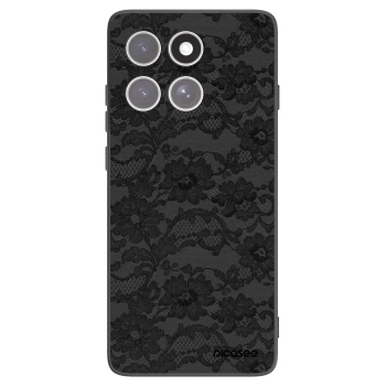 Picasee fekete szilikon tok az alábbi mobiltelefonokra Motorola Edge 60 Fusion - Dark Elegance