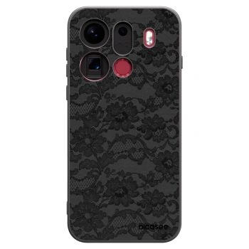 Picasee fekete szilikon tok az alábbi mobiltelefonokra OPPO Find X9 Pro - Dark Elegance