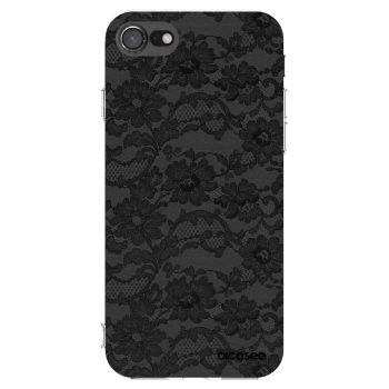 Picasee átlátszó szilikon tok az alábbi mobiltelefonokra Apple iPhone 8 - Dark Elegance