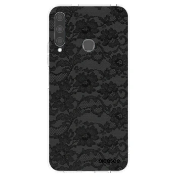 Picasee átlátszó szilikon tok az alábbi mobiltelefonokra Huawei P40 Lite E - Dark Elegance