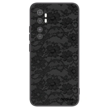 Picasee fekete szilikon tok az alábbi mobiltelefonokra Xiaomi Mi Note 10 Lite - Dark Elegance
