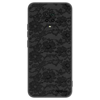 Picasee fekete szilikon tok az alábbi mobiltelefonokra Xiaomi Redmi Note 9S - Dark Elegance