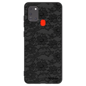 Picasee fekete szilikon tok az alábbi mobiltelefonokra Samsung Galaxy A21s - Dark Elegance