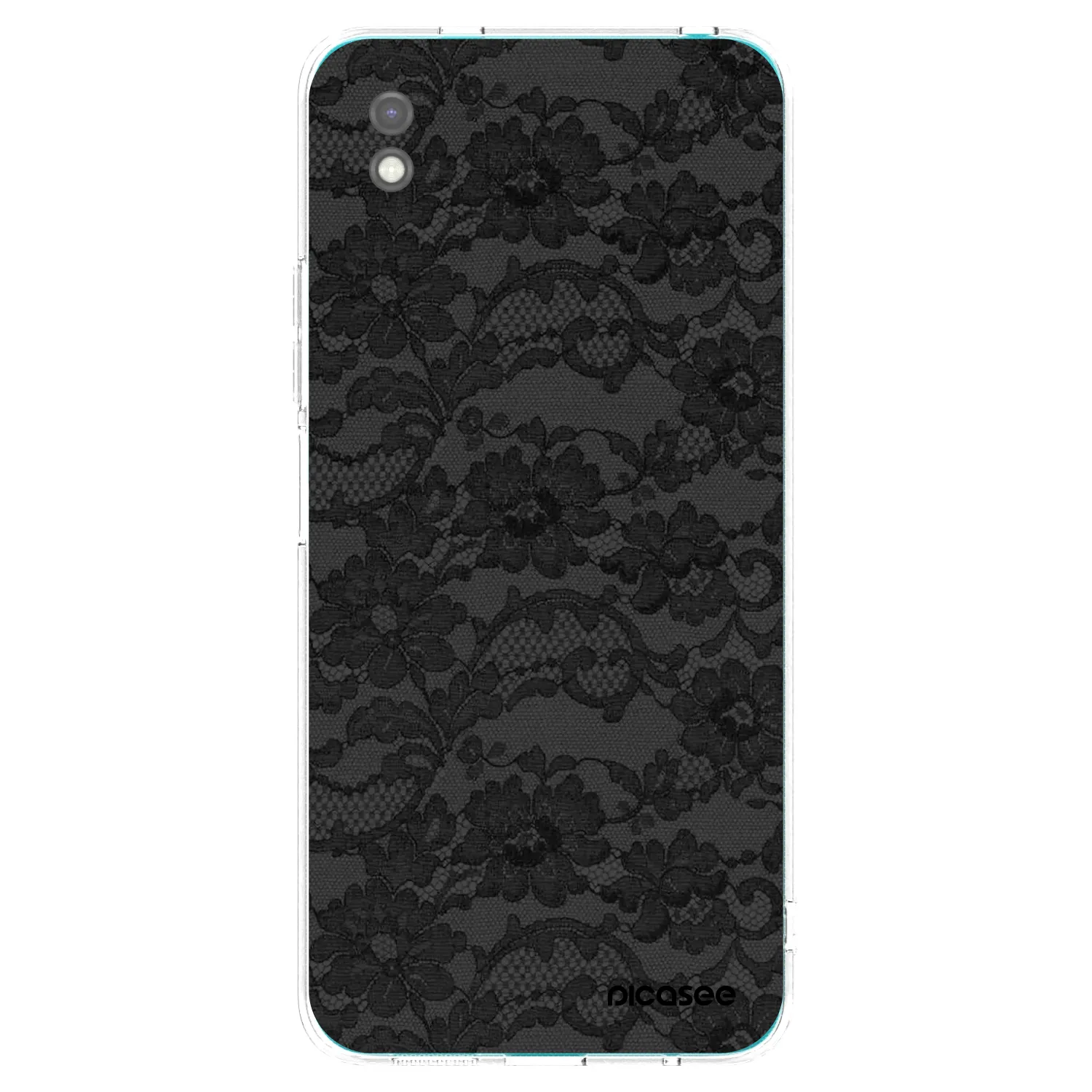 Picasee fekete szilikon tok az alábbi mobiltelefonokra Xiaomi Redmi 9A - Dark Elegance