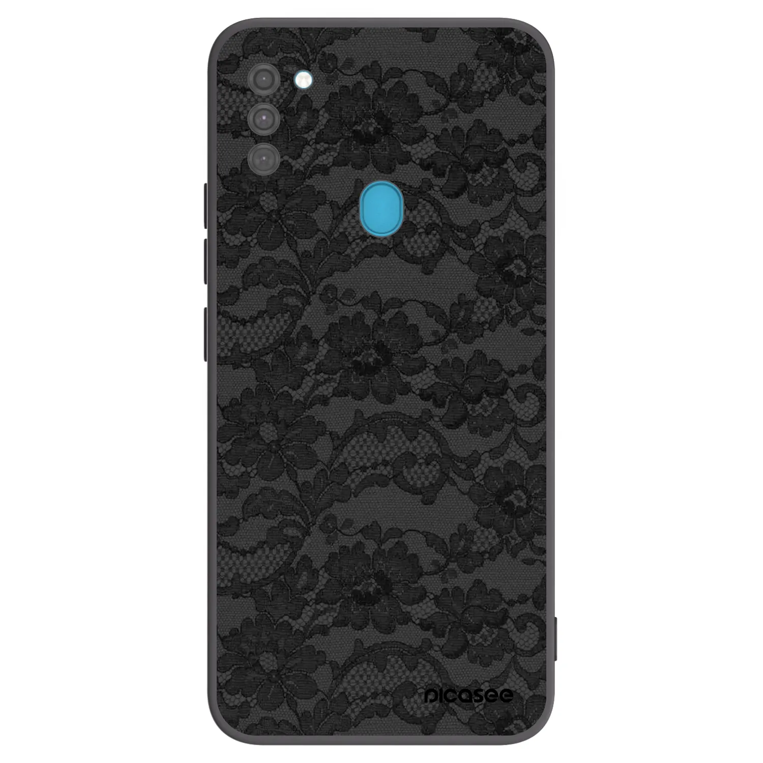 Picasee fekete szilikon tok az alábbi mobiltelefonokra Samsung Galaxy M11 - Dark Elegance