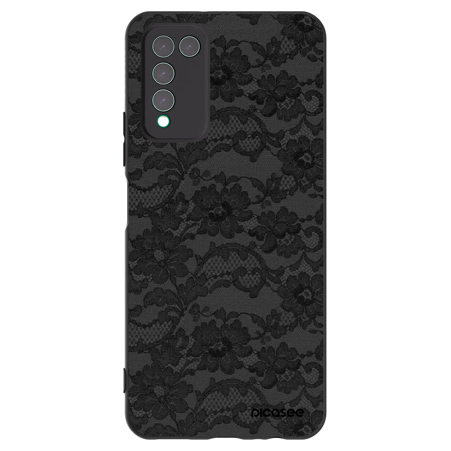 Picasee fekete szilikon tok az alábbi mobiltelefonokra Honor 10X Lite - Dark Elegance