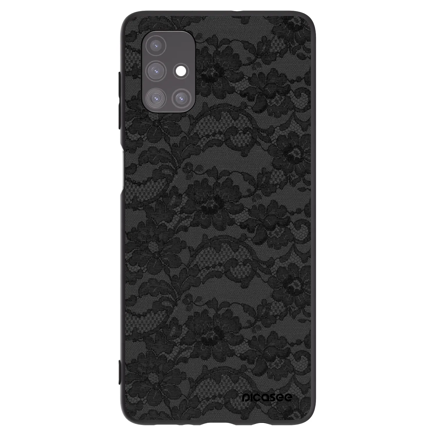 Picasee fekete szilikon tok az alábbi mobiltelefonokra Samsung Galaxy M51 M515F - Dark Elegance