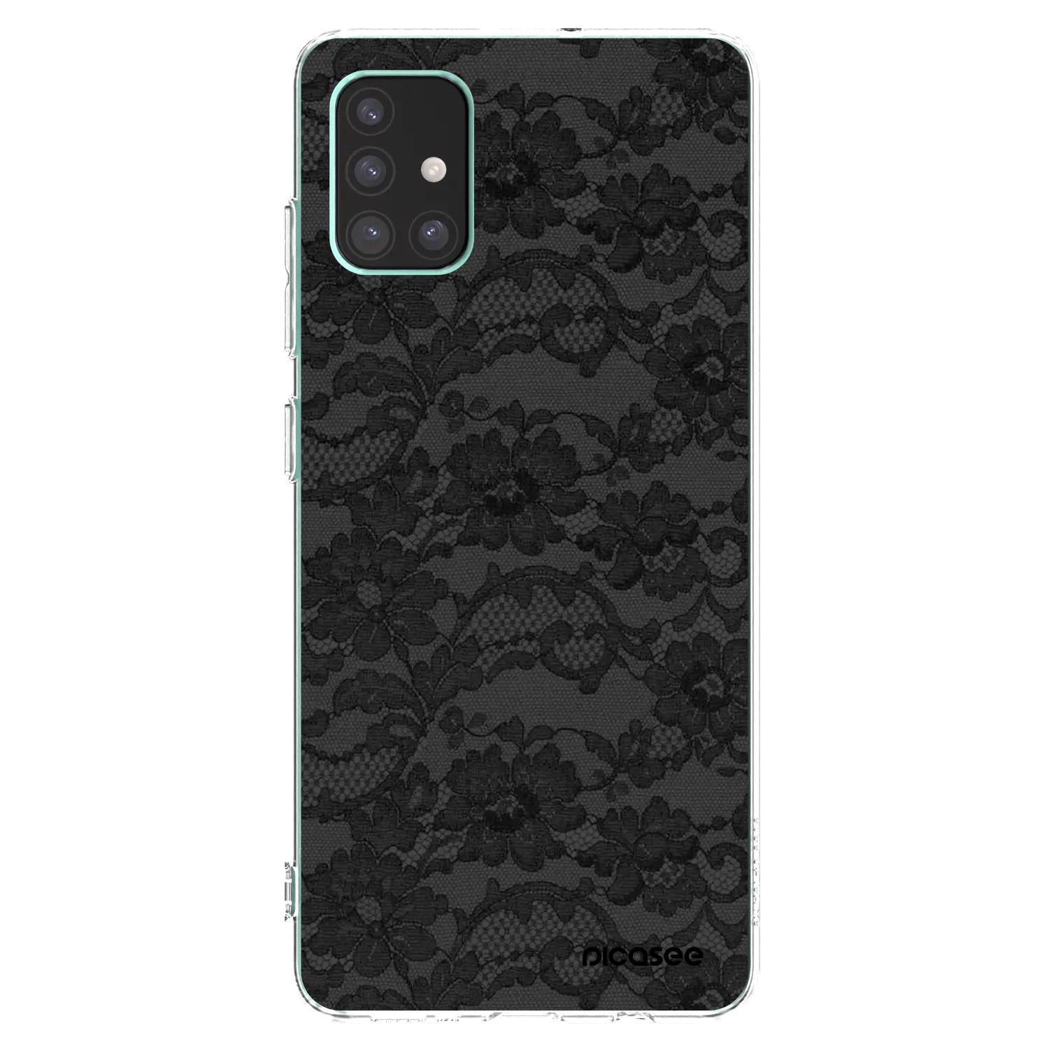 Picasee átlátszó szilikon tok az alábbi mobiltelefonokra Samsung Galaxy M51 M515F - Dark Elegance