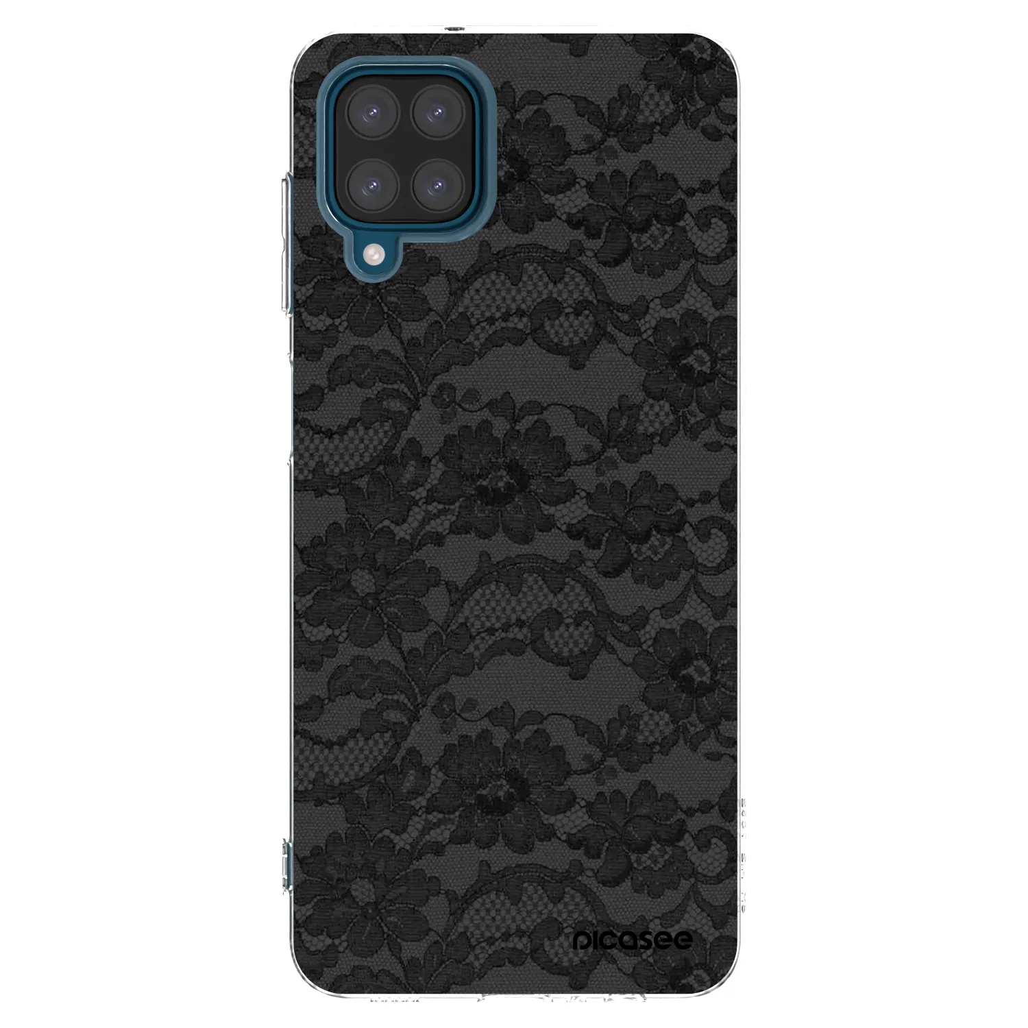 Picasee átlátszó szilikon tok az alábbi mobiltelefonokra Samsung Galaxy A12 A125F - Dark Elegance