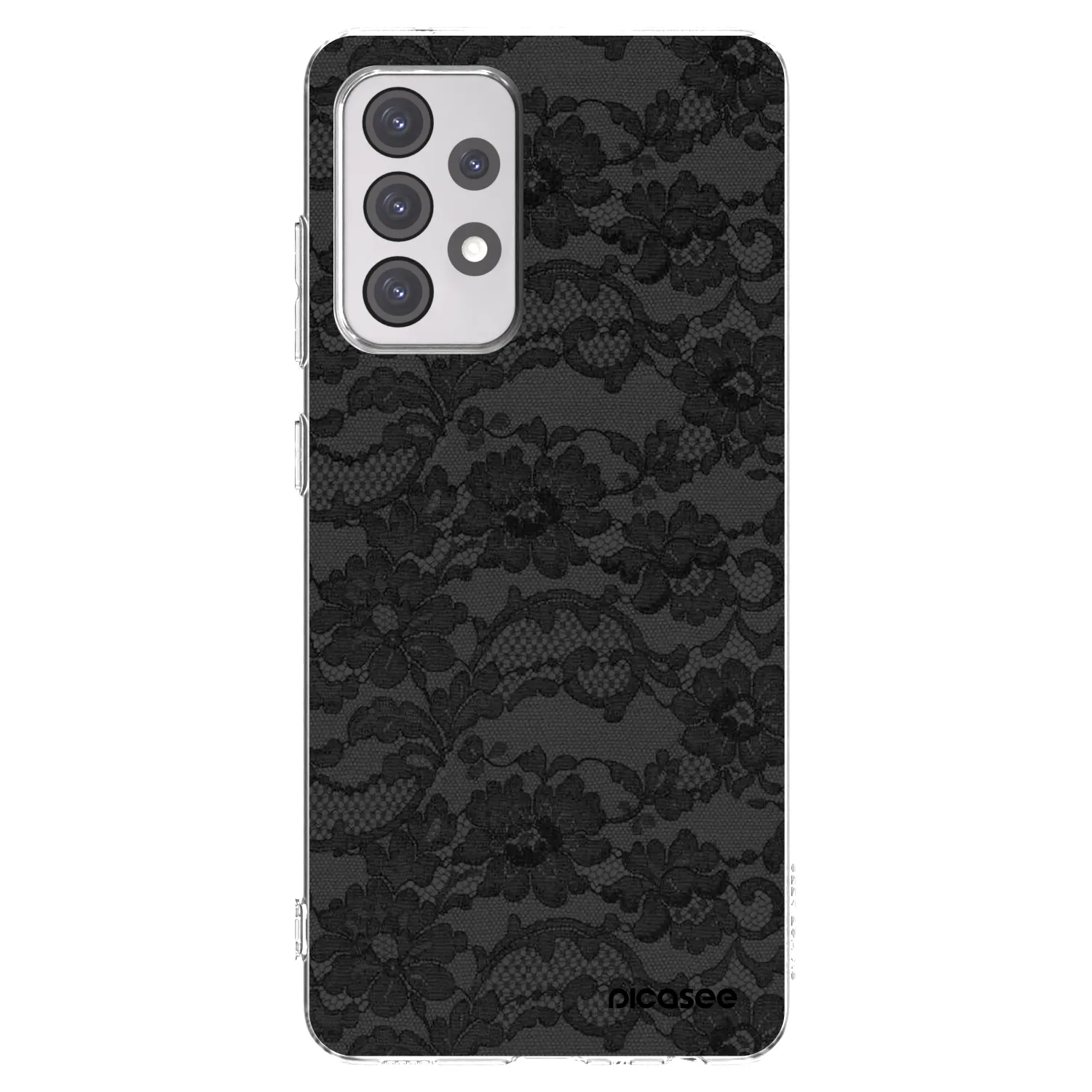 Picasee átlátszó szilikon tok az alábbi mobiltelefonokra Samsung Galaxy A52 5G A525F - Dark Elegance