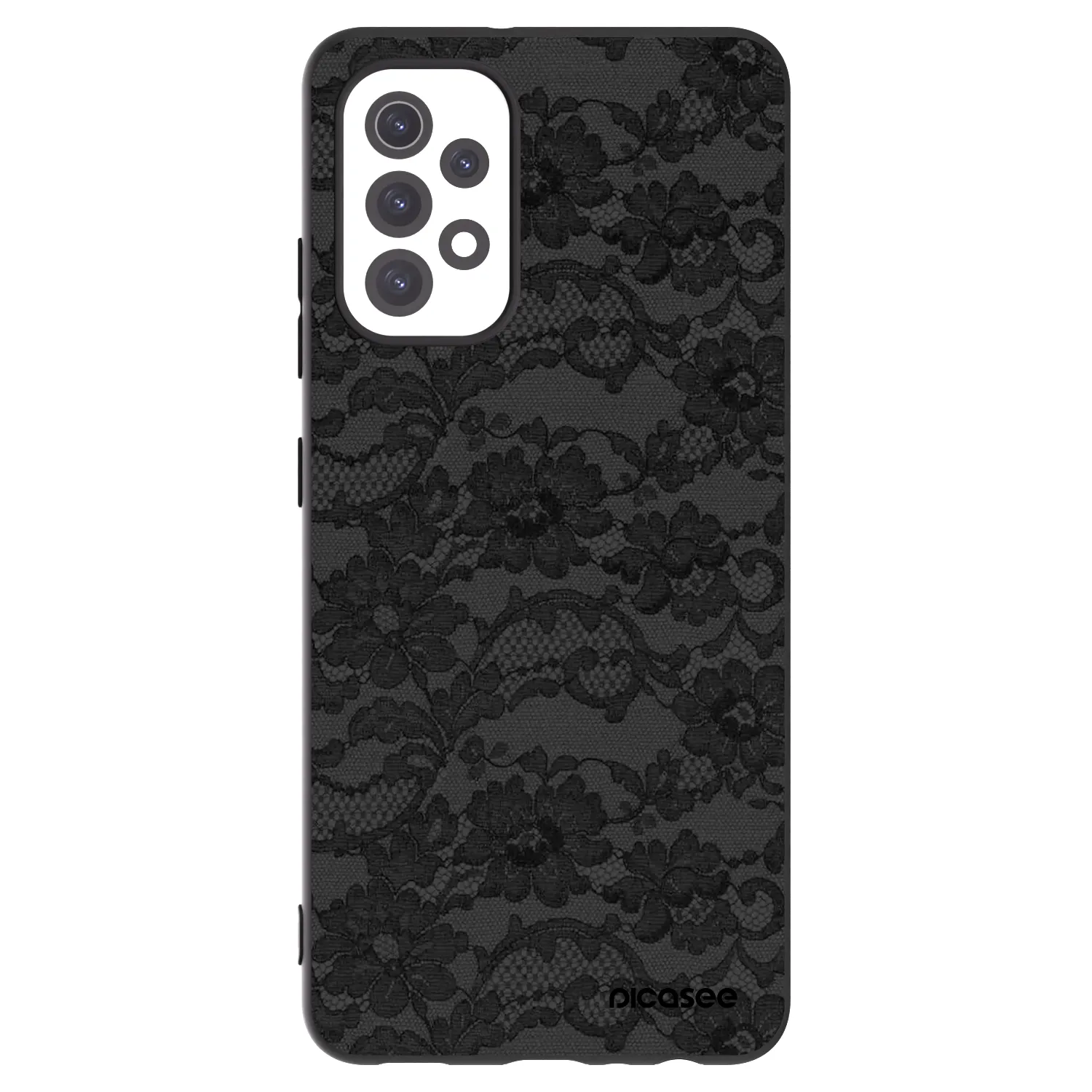 Picasee fekete szilikon tok az alábbi mobiltelefonokra Samsung Galaxy A32 5G A326B - Dark Elegance
