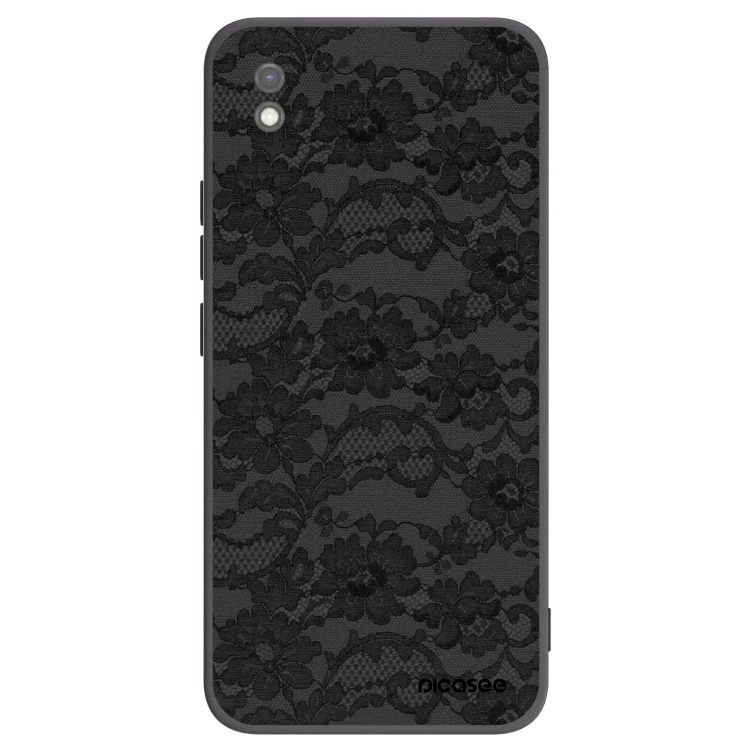 Picasee fekete szilikon tok az alábbi mobiltelefonokra Xiaomi Redmi 9AT - Dark Elegance