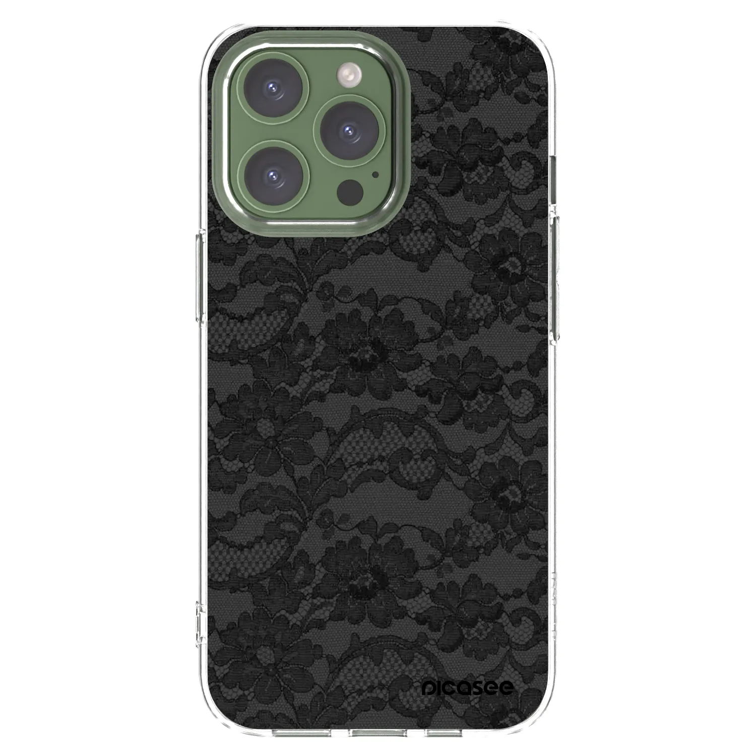 Picasee átlátszó szilikon tok az alábbi mobiltelefonokra Apple iPhone 13 Pro - Dark Elegance