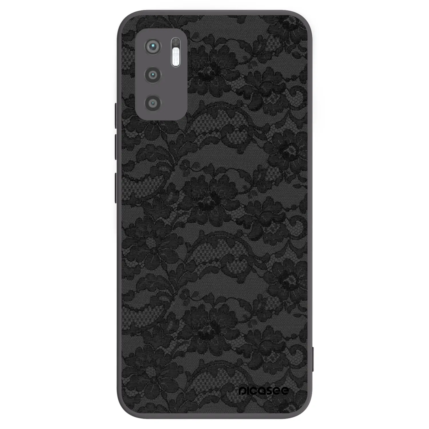 Picasee fekete szilikon tok az alábbi mobiltelefonokra Xiaomi Redmi Note 10 5G - Dark Elegance