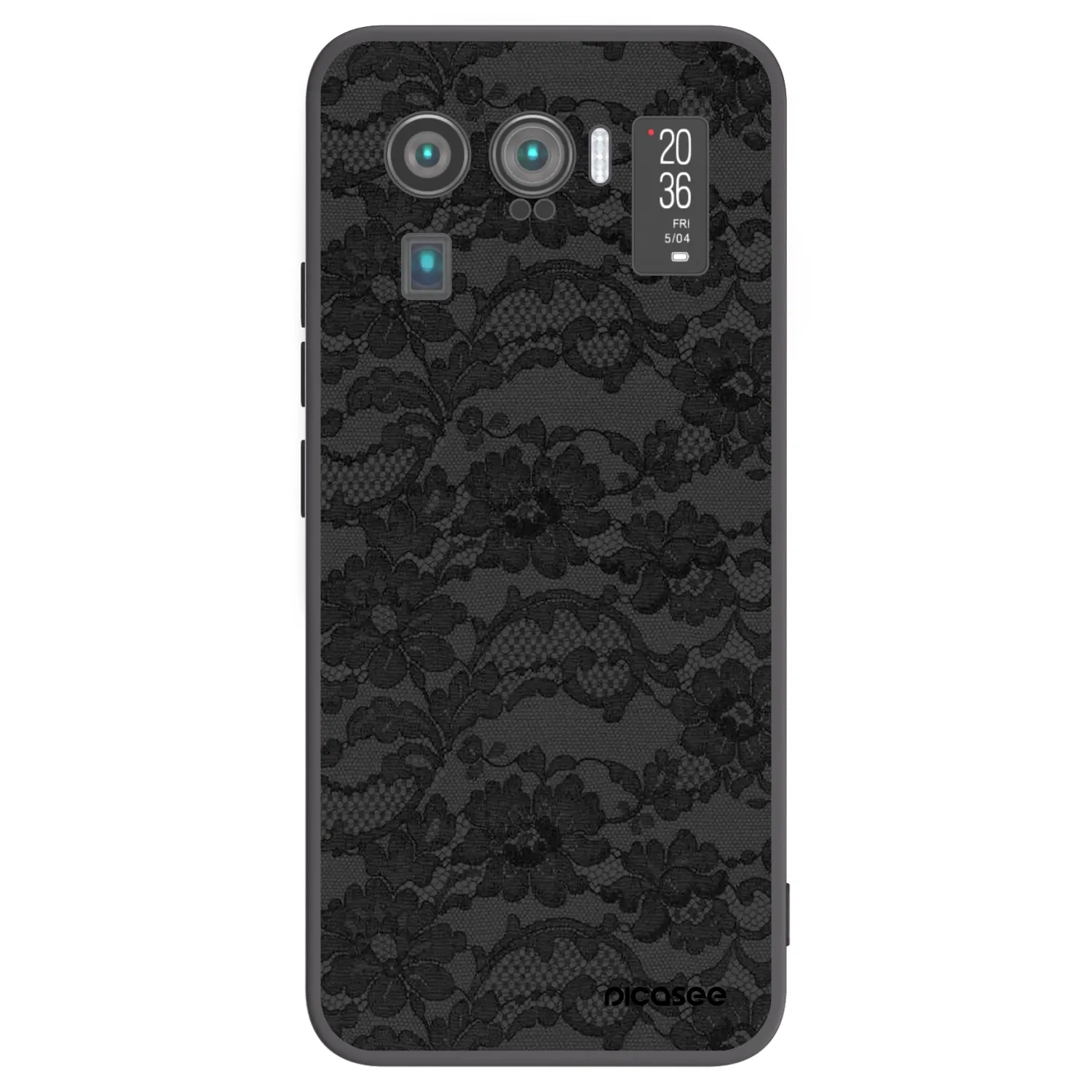 Picasee fekete szilikon tok az alábbi mobiltelefonokra Xiaomi Mi 11 Ultra - Dark Elegance