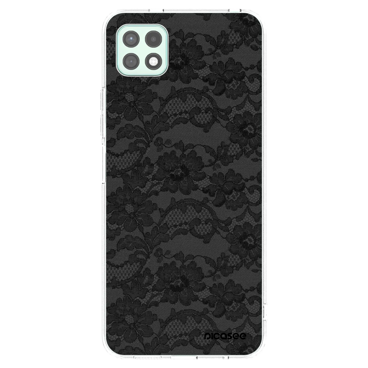 Picasee átlátszó szilikon tok az alábbi mobiltelefonokra Samsung Galaxy A22 A226B 5G - Dark Elegance