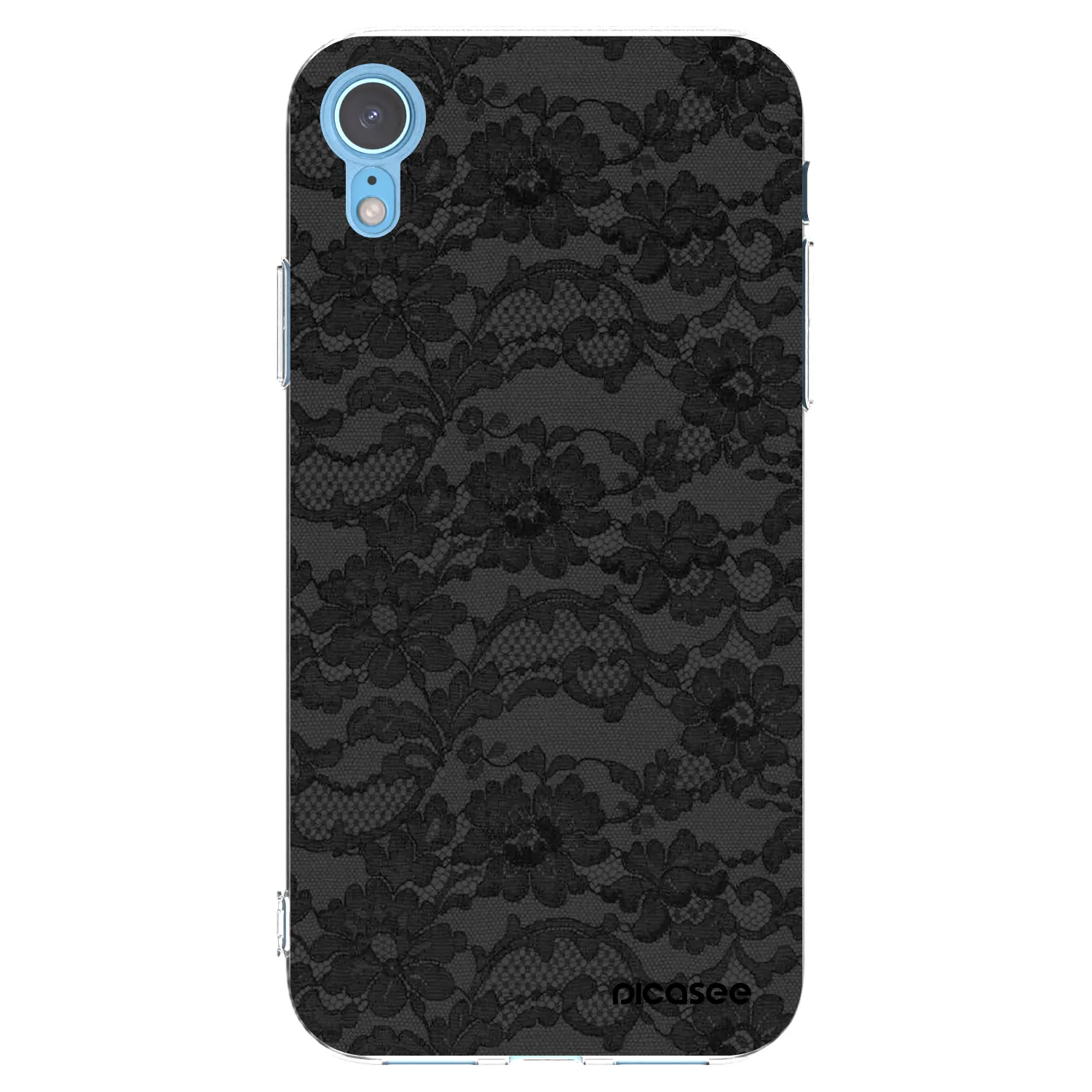 Picasee átlátszó szilikon tok az alábbi mobiltelefonokra Apple iPhone XR - Dark Elegance