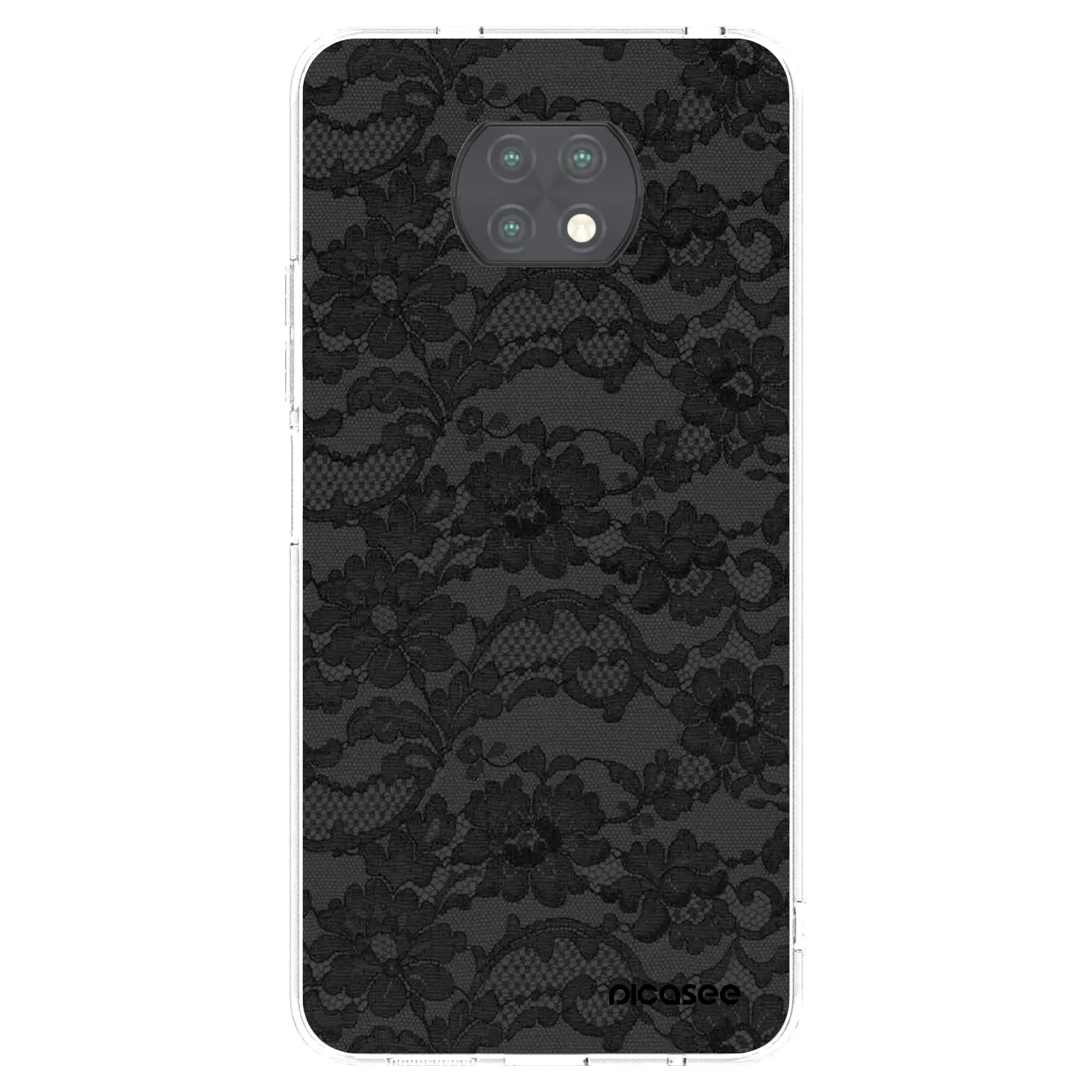Picasee átlátszó szilikon tok az alábbi mobiltelefonokra Xiaomi Redmi Note 9T - Dark Elegance