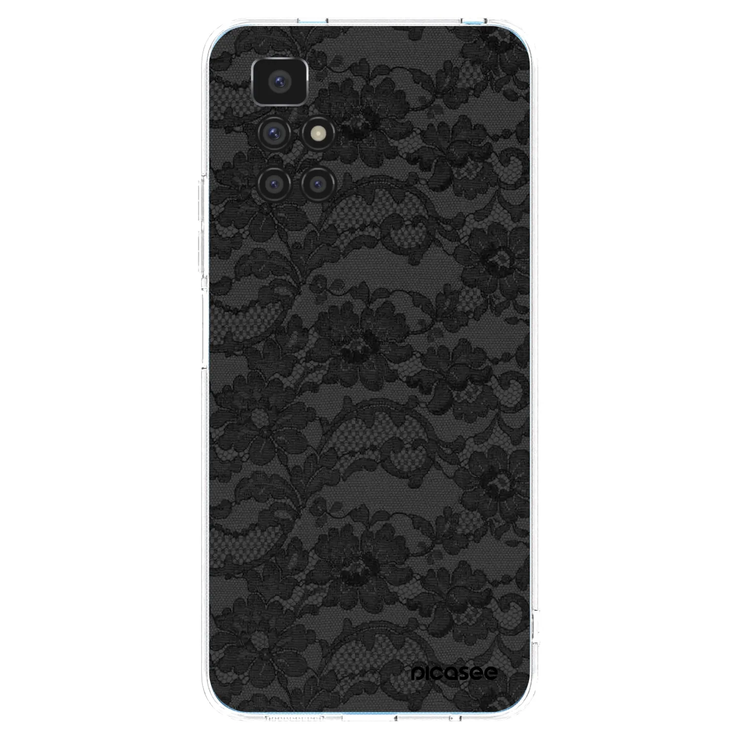 Picasee átlátszó szilikon tok az alábbi mobiltelefonokra Xiaomi Redmi 10 - Dark Elegance