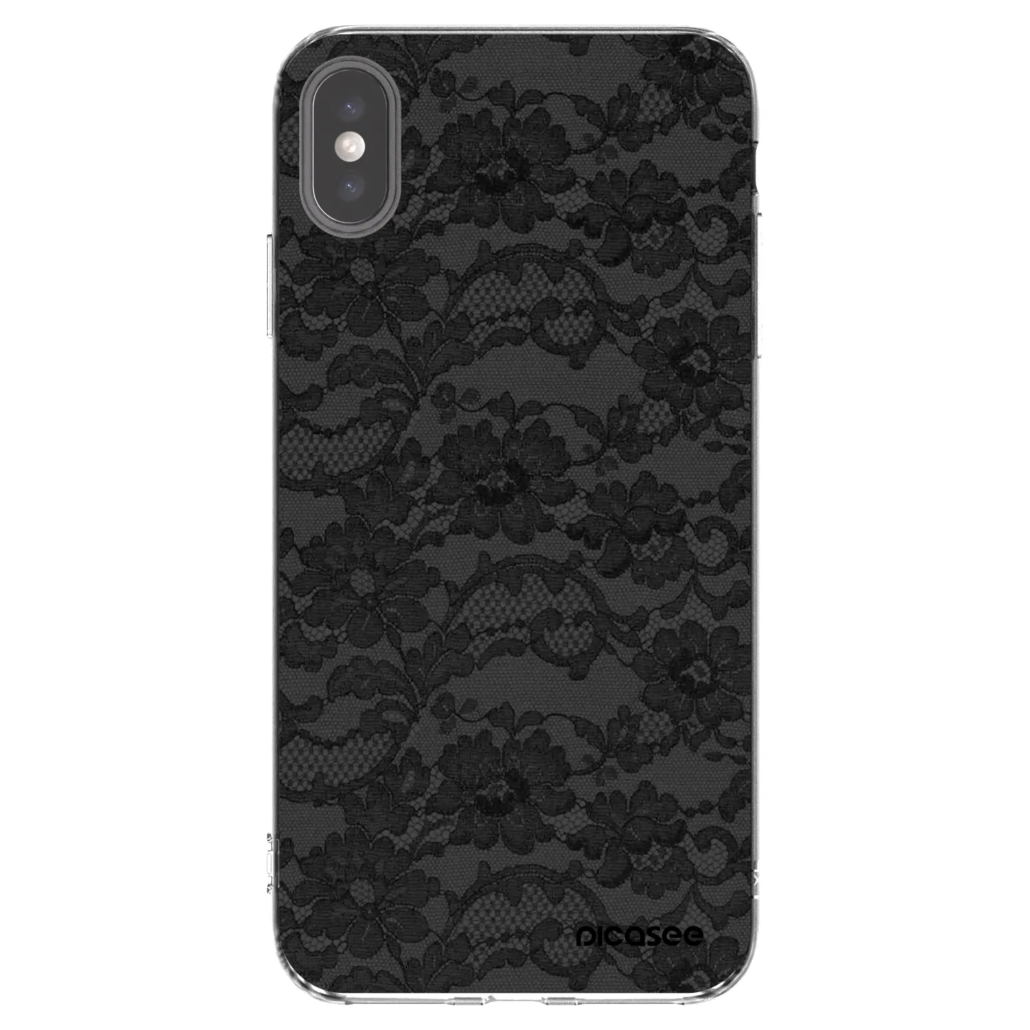 Picasee átlátszó szilikon tok az alábbi mobiltelefonokra Apple iPhone XS Max - Dark Elegance
