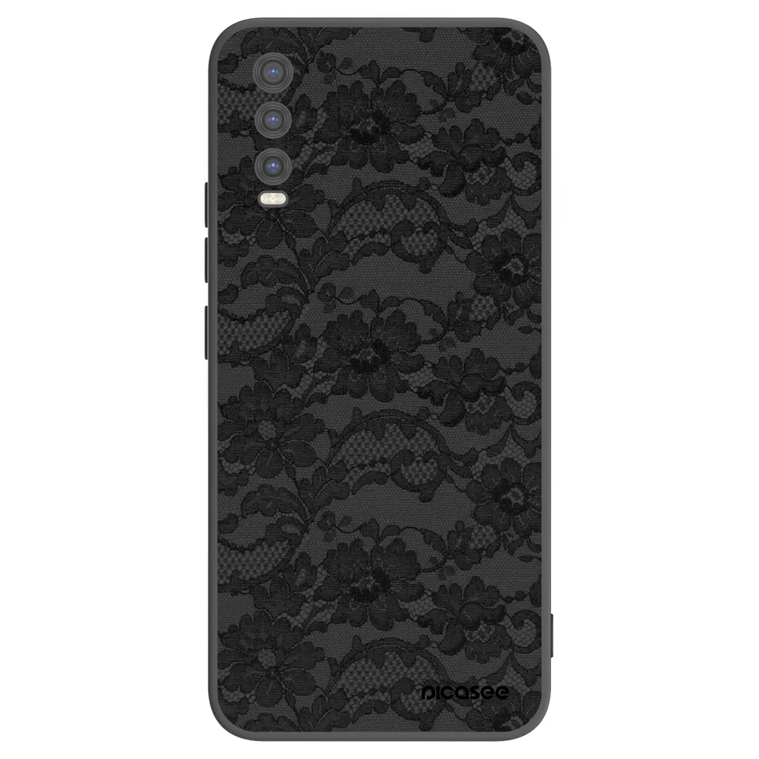 Picasee fekete szilikon tok az alábbi mobiltelefonokra Vivo Y20s - Dark Elegance