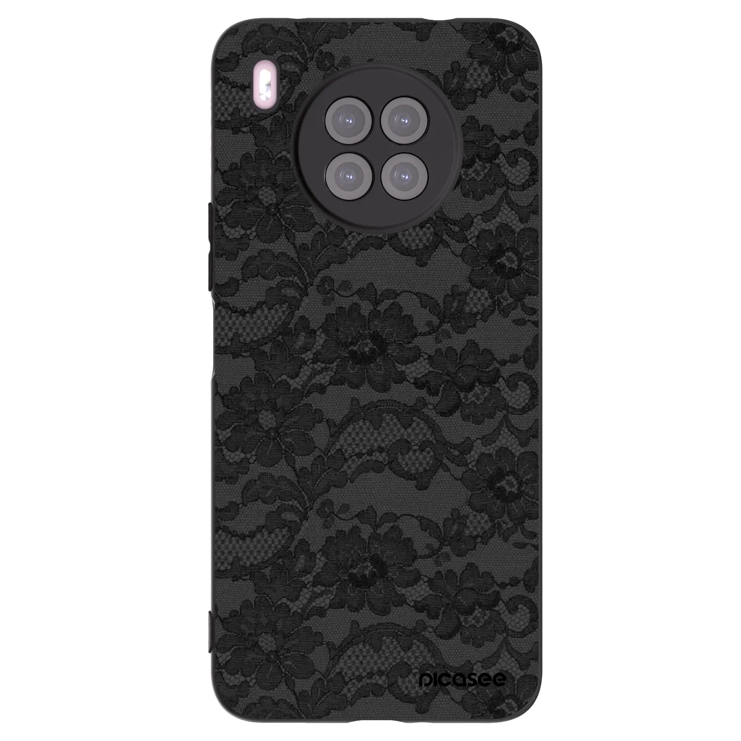 Picasee fekete szilikon tok az alábbi mobiltelefonokra Huawei Nova 8i - Dark Elegance