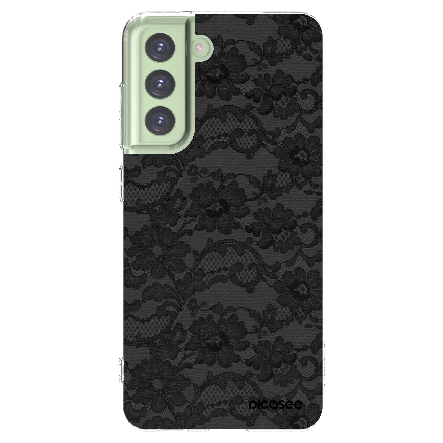 Picasee átlátszó szilikon tok az alábbi mobiltelefonokra Samsung Galaxy S21 FE 5G - Dark Elegance