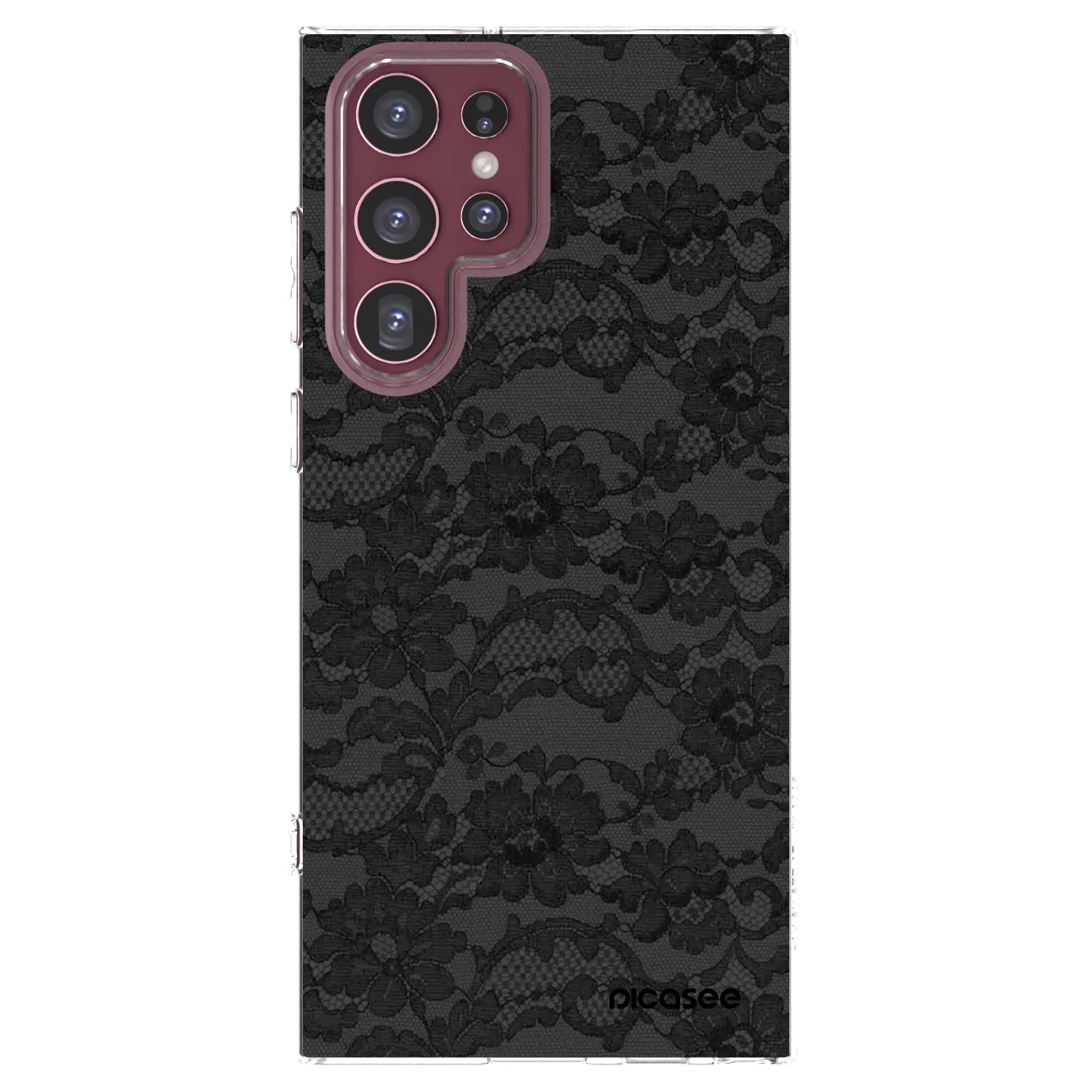 Picasee átlátszó szilikon tok az alábbi mobiltelefonokra Samsung Galaxy S22 Ultra 5G - Dark Elegance
