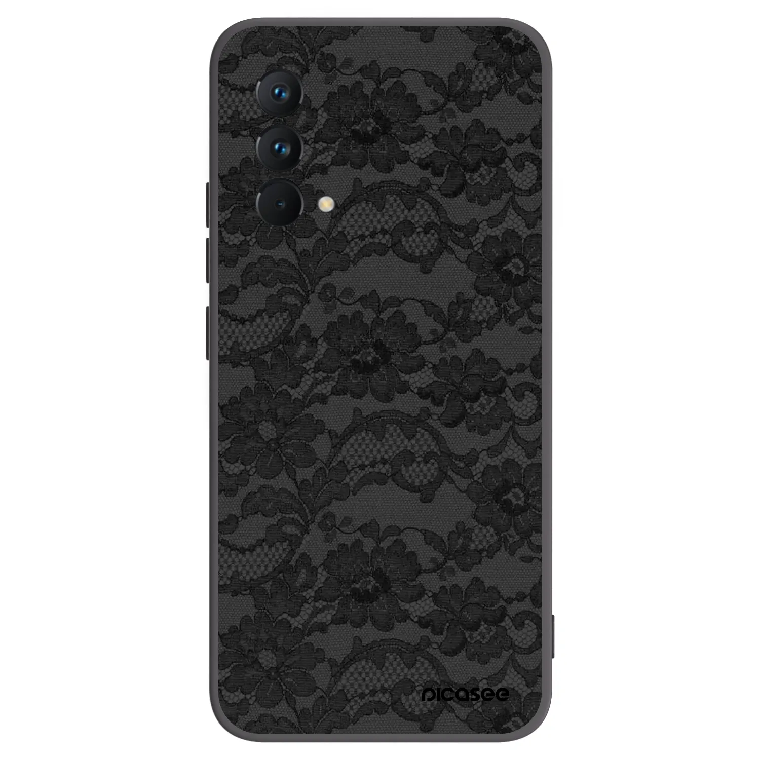 Picasee fekete szilikon tok az alábbi mobiltelefonokra Realme GT Master Edition 5G - Dark Elegance