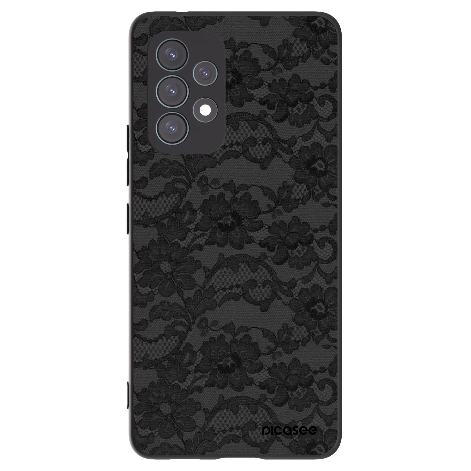 Picasee fekete szilikon tok az alábbi mobiltelefonokra Samsung Galaxy A53 5G A536 - Dark Elegance