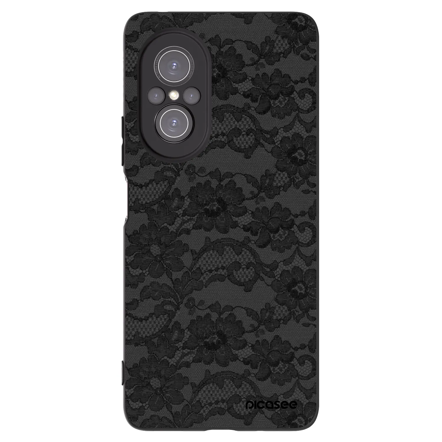 Picasee fekete szilikon tok az alábbi mobiltelefonokra Huawei Nova 9 SE - Dark Elegance