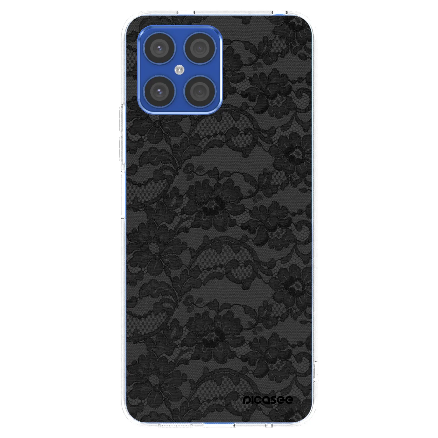 Picasee átlátszó szilikon tok az alábbi mobiltelefonokra Honor X8 4G - Dark Elegance