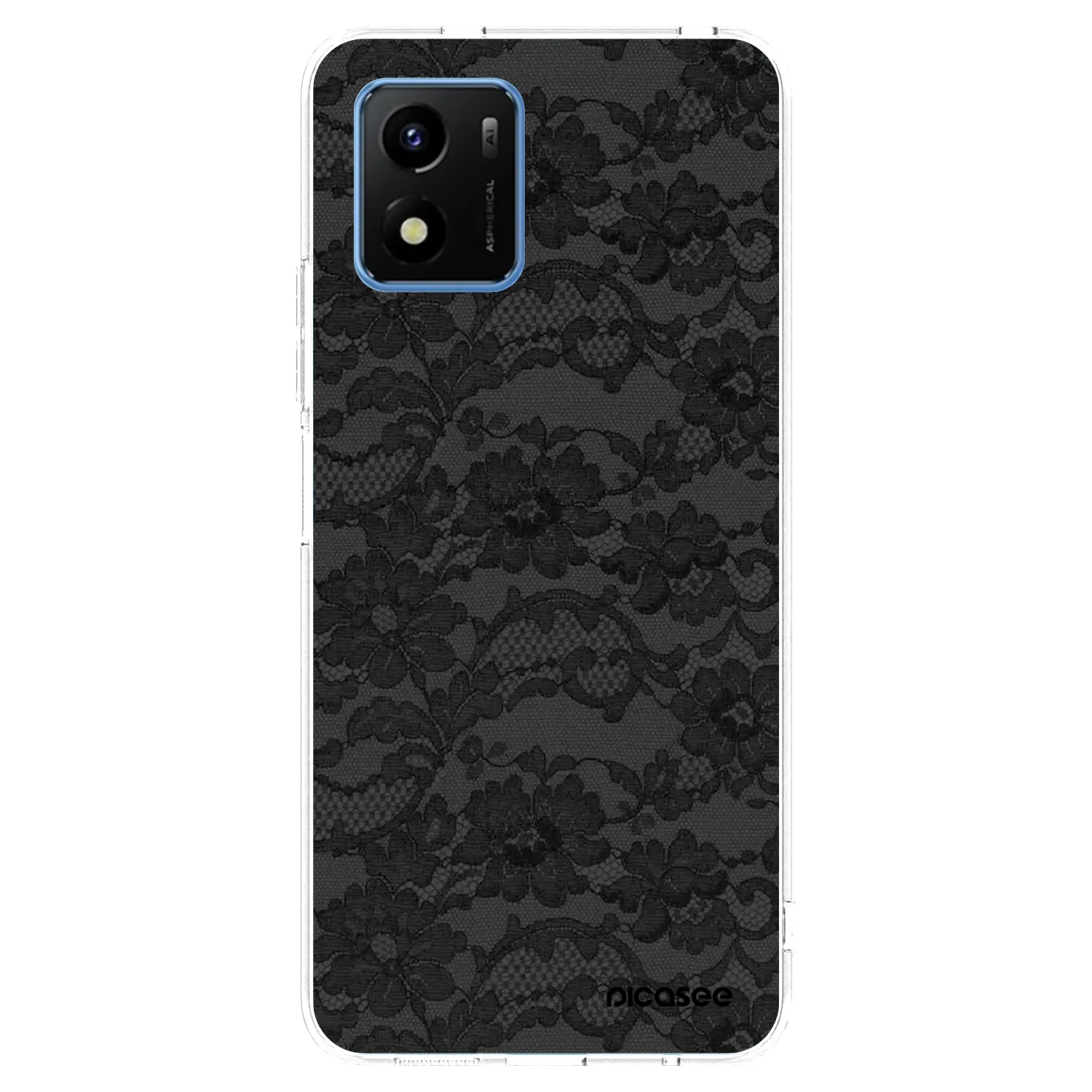 Picasee átlátszó szilikon tok az alábbi mobiltelefonokra Vivo Y01 - Dark Elegance