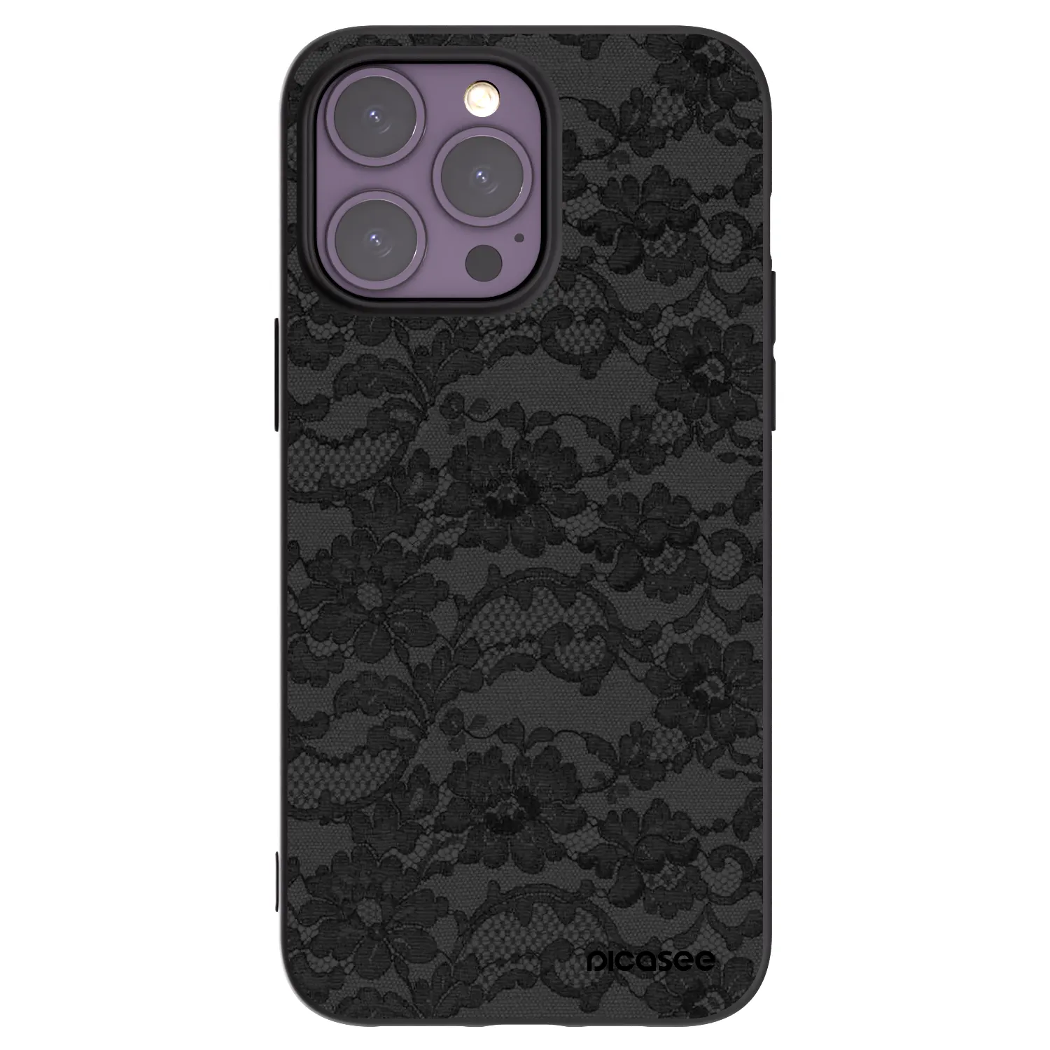 Picasee fekete szilikon tok az alábbi mobiltelefonokra Apple iPhone 14 Pro Max - Dark Elegance
