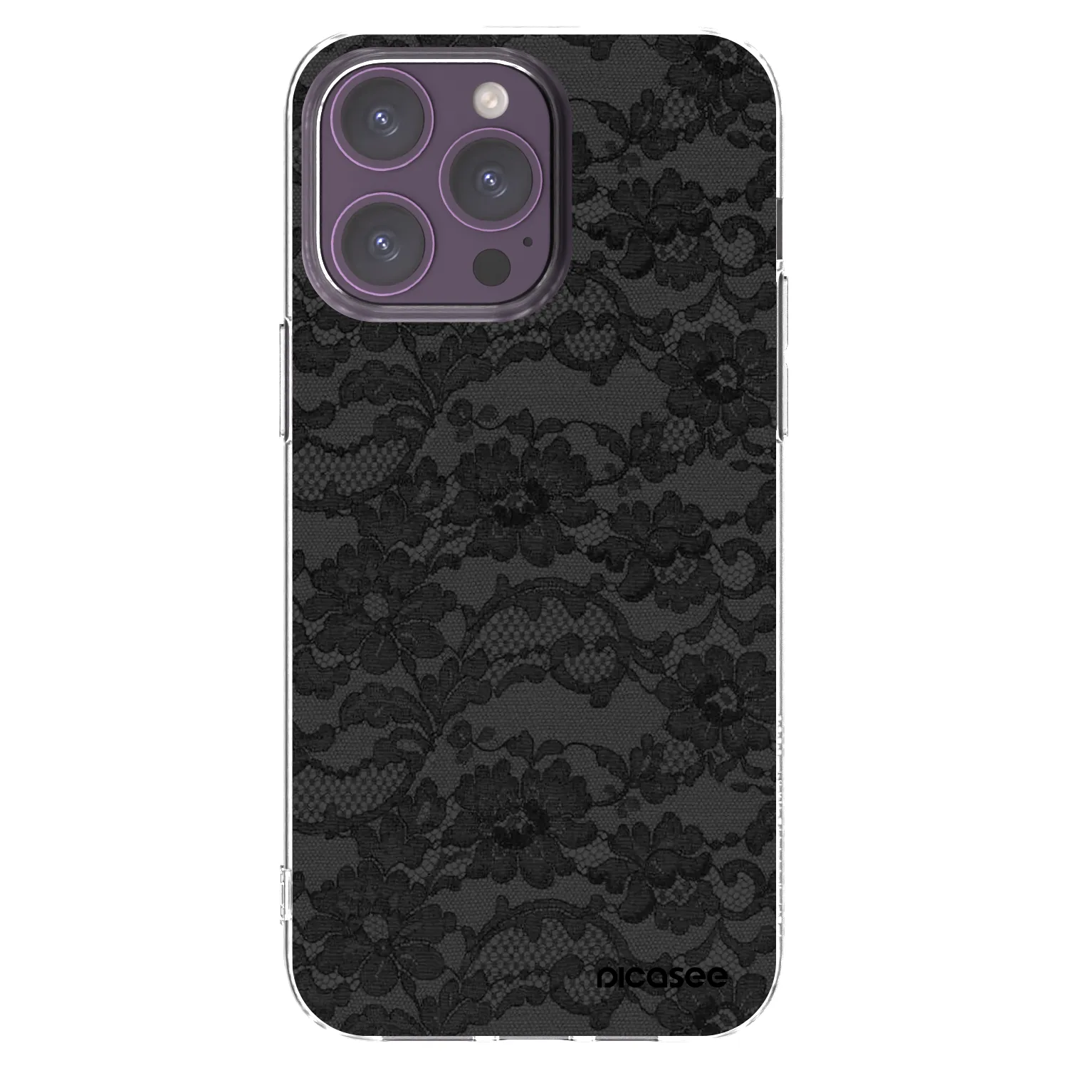 Picasee átlátszó szilikon tok az alábbi mobiltelefonokra Apple iPhone 14 Pro Max - Dark Elegance