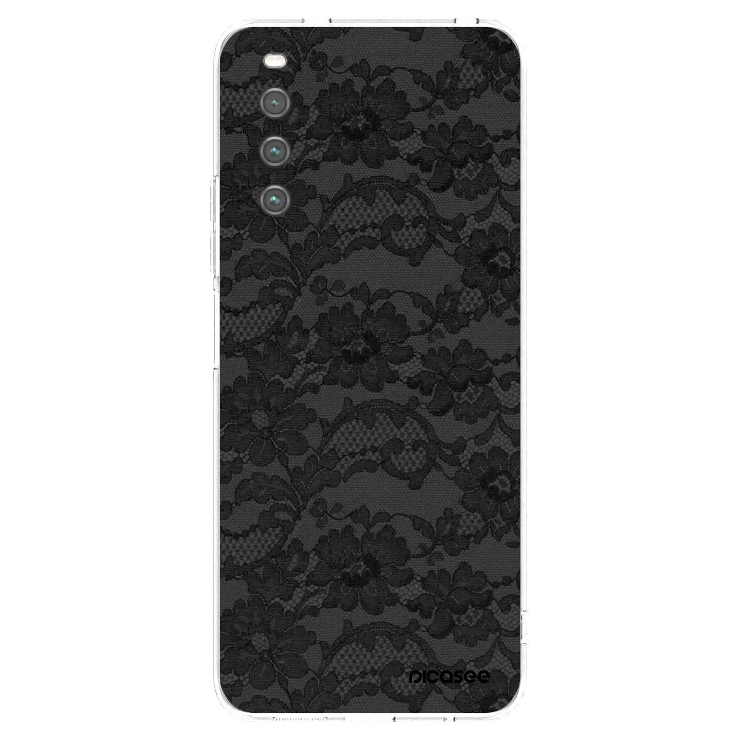 Picasee átlátszó szilikon tok az alábbi mobiltelefonokra Sony Xperia 10 IV 5G - Dark Elegance