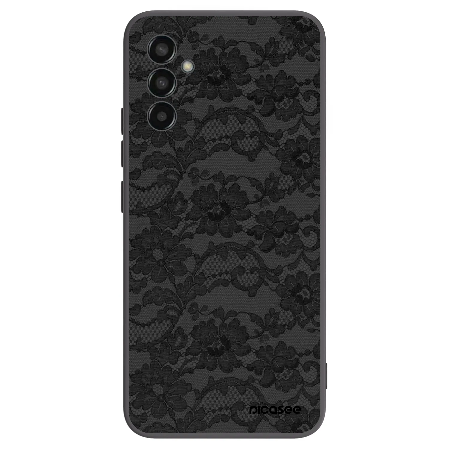 Picasee fekete szilikon tok az alábbi mobiltelefonokra Samsung Galaxy M13 M135F - Dark Elegance