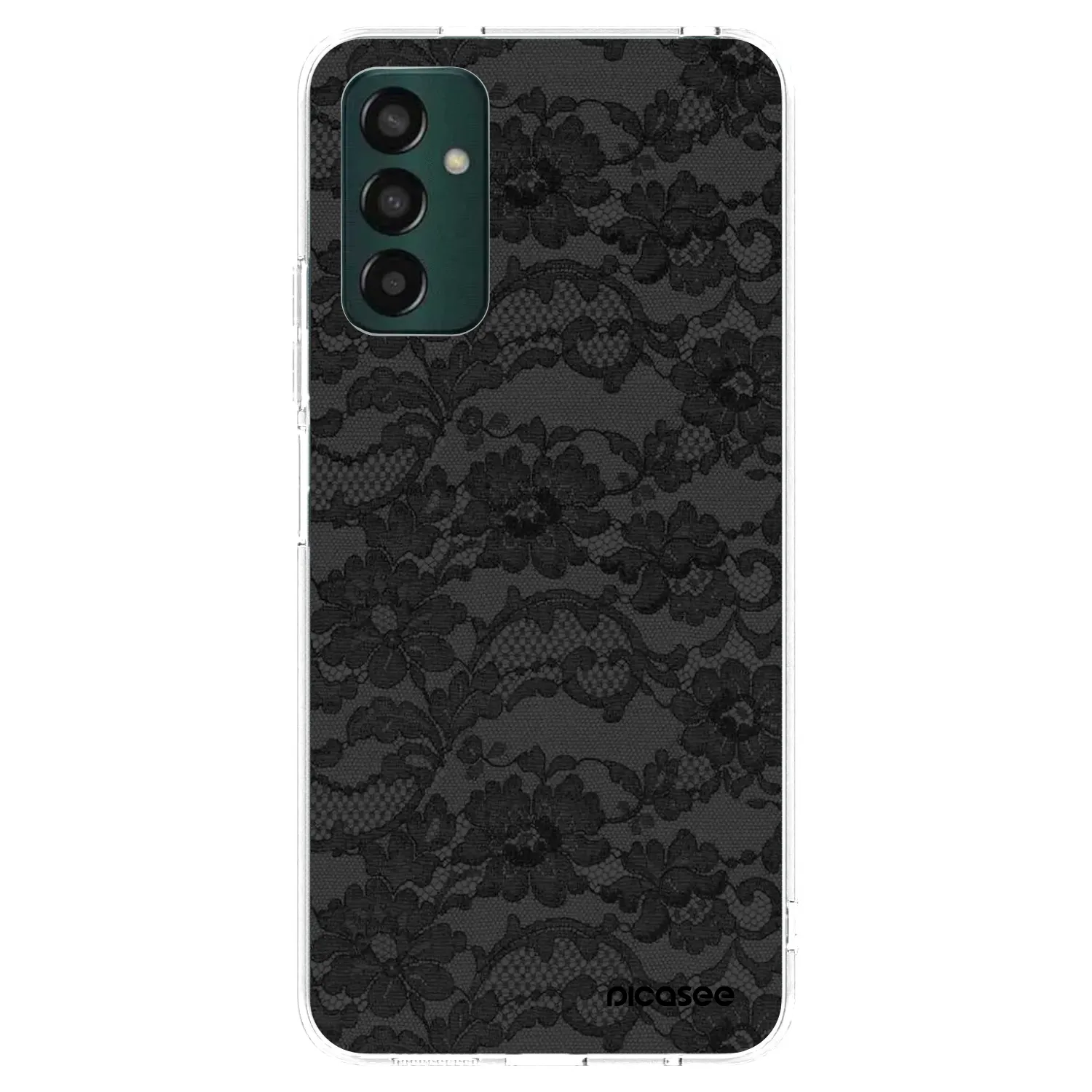 Picasee átlátszó szilikon tok az alábbi mobiltelefonokra Samsung Galaxy M13 M135F - Dark Elegance