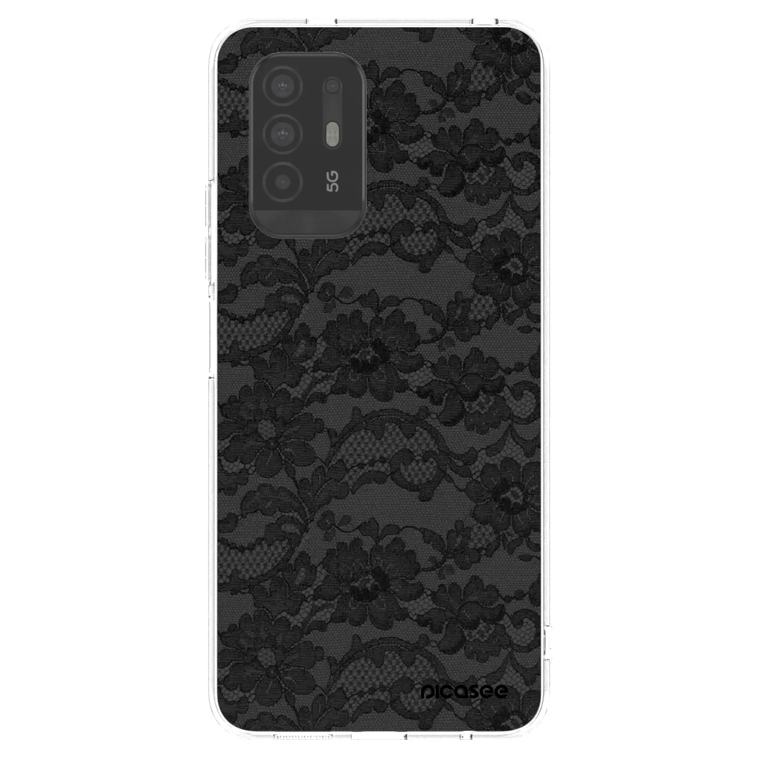 Picasee átlátszó szilikon tok az alábbi mobiltelefonokra OPPO A94 5G - Dark Elegance