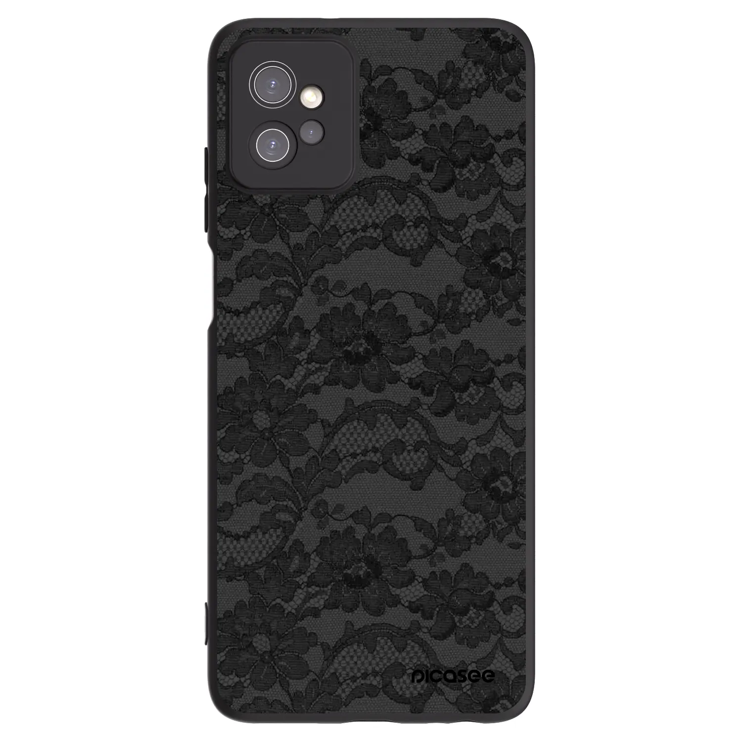 Picasee fekete szilikon tok az alábbi mobiltelefonokra Motorola Moto G32 - Dark Elegance