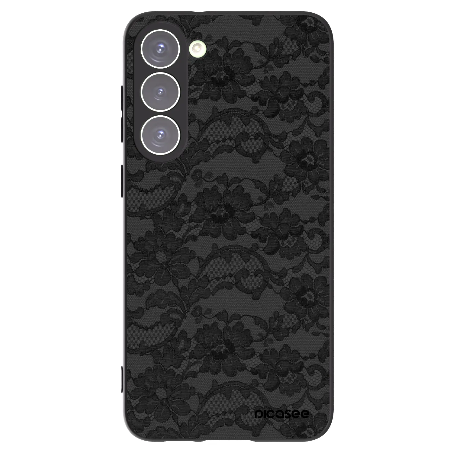 Picasee fekete szilikon tok az alábbi mobiltelefonokra Samsung Galaxy S23+ 5G - Dark Elegance