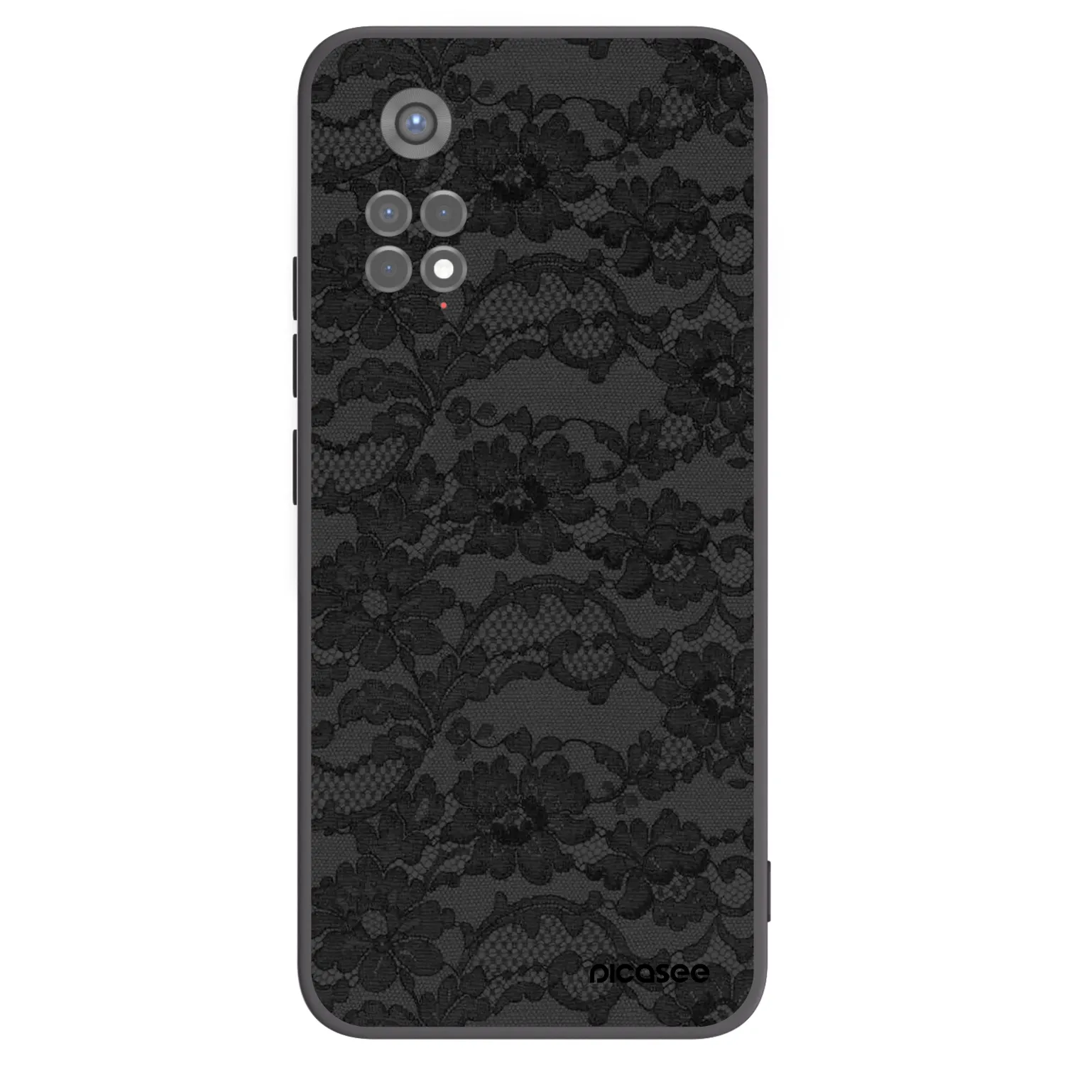 Picasee fekete szilikon tok az alábbi mobiltelefonokra Xiaomi Redmi Note 11S 5G - Dark Elegance