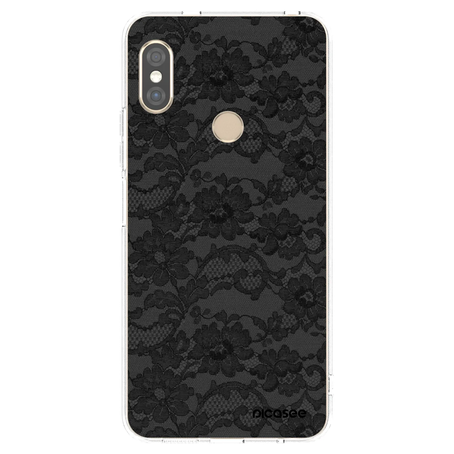 Picasee átlátszó szilikon tok az alábbi mobiltelefonokra Xiaomi Redmi Note 5 Global - Dark Elegance
