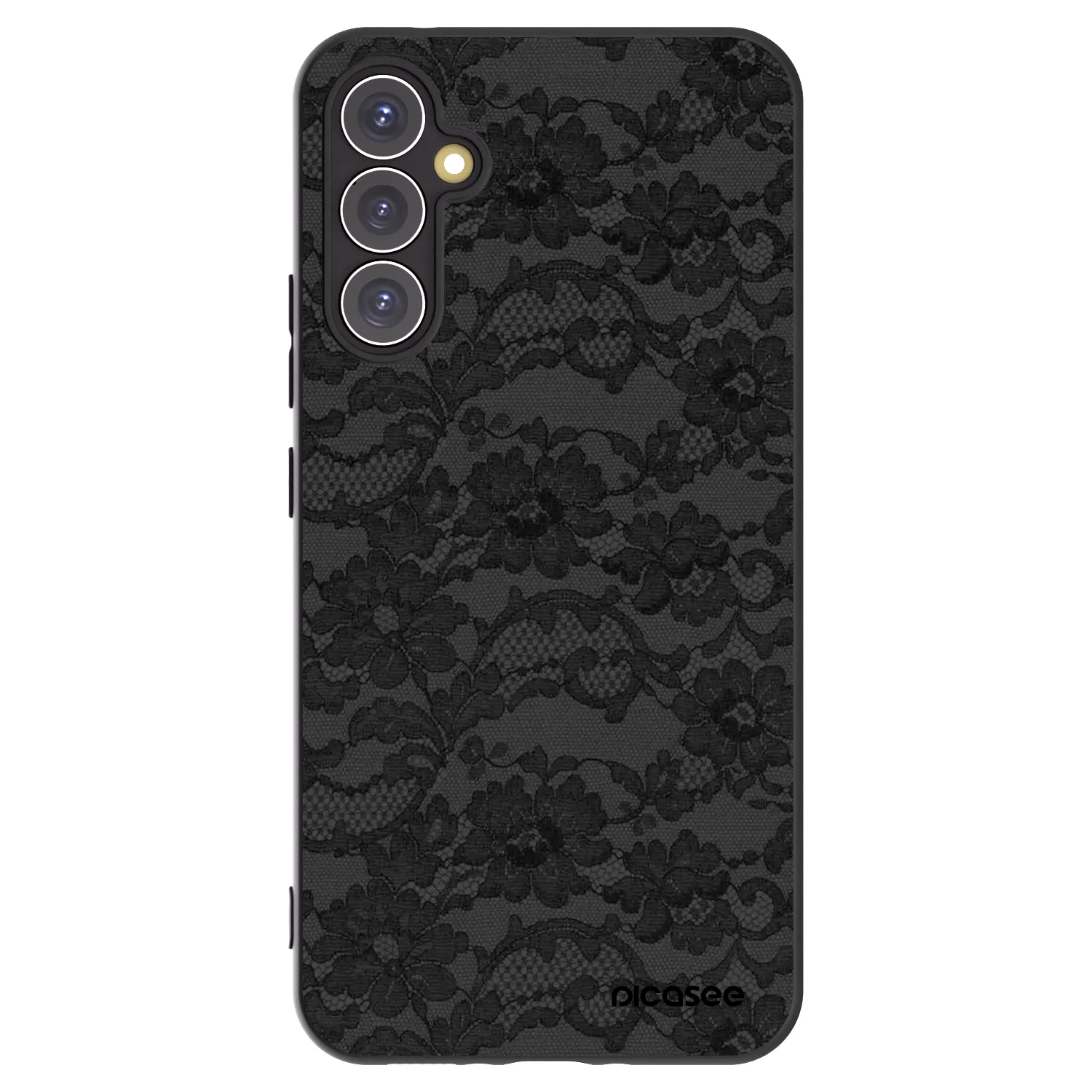 Picasee fekete szilikon tok az alábbi mobiltelefonokra Samsung Galaxy A34 5G A346B - Dark Elegance